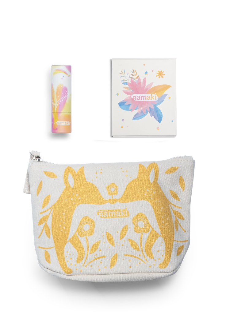 Trousse de maquillage - Or**