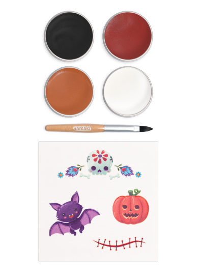 Kit de maquillage 4 couleurs - Halloween**