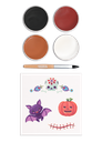Kit de maquillage 4 couleurs - Halloween**