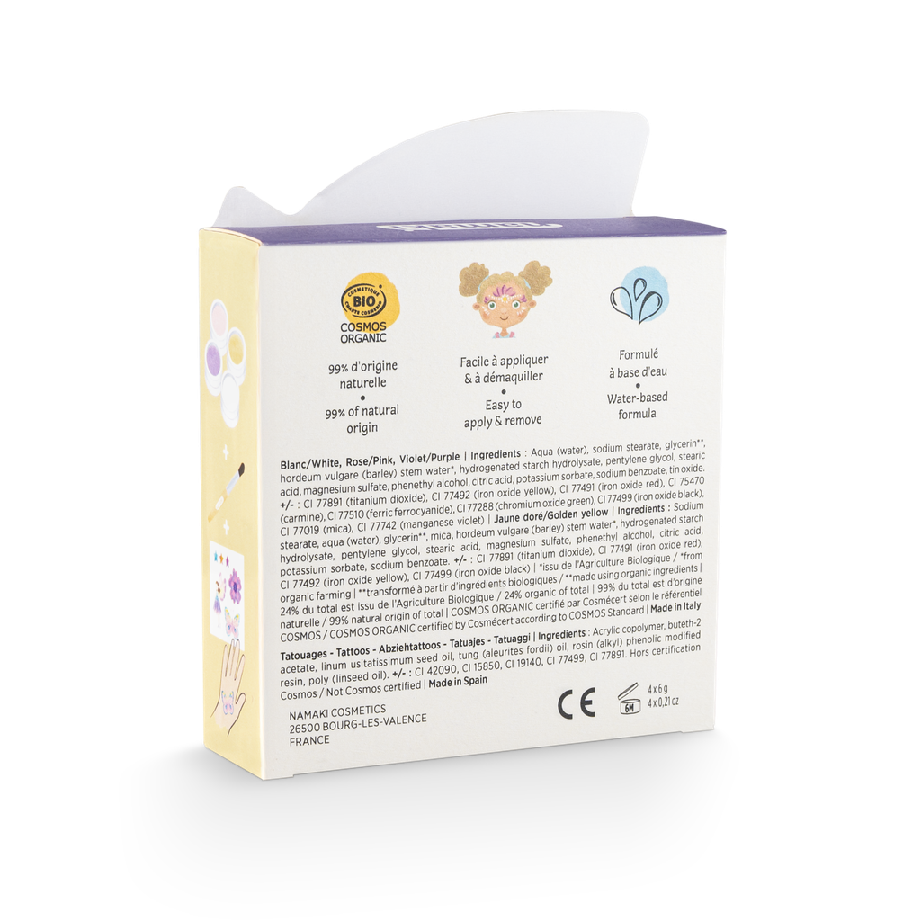 Kit de maquillage 4 couleurs - Papillon**