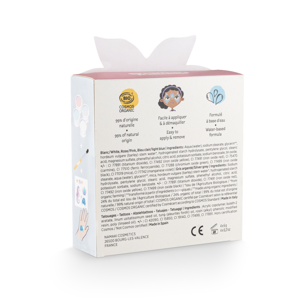 Kit de maquillage 4 couleurs - Sirène**