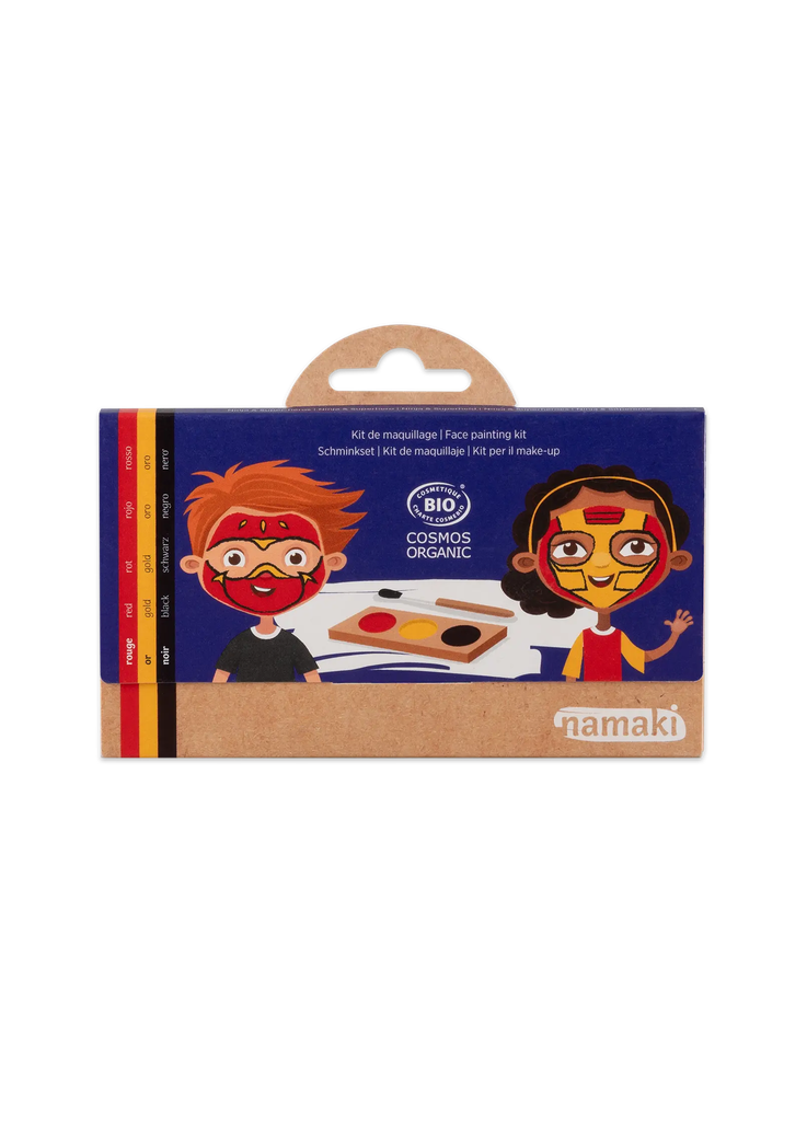 Face painting kit 3 colors - Ninja & Superhero**