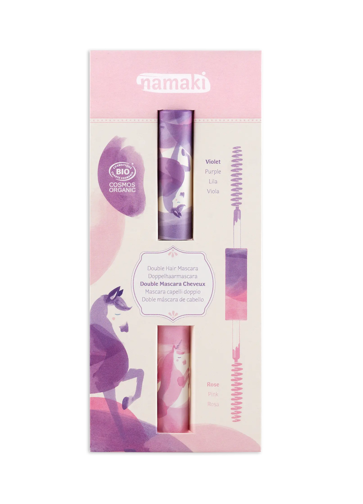 Haarmascara | Doppel-Applikator • Rosa-Violett**