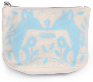 Trousse de maquillage Bleue vide