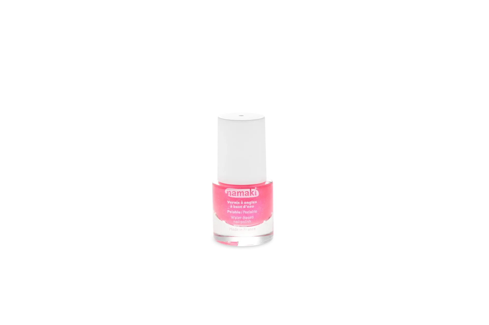 Water-based peelable Nail Polish 39 - Ultra-glitter pop pink