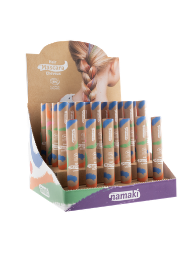 [130006] Shelf-ready packaging with 24 hair mascara + 6 testers**
